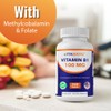 엽산이 포함된 비타민 메틸 B12 1000 mcg, 240회분, 1개 Folic