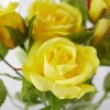 Factory Direct Craft Package of 2 Yellow Artificial Rose 14"