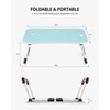 FISYOD Foldable Laptop Table, Portable Lap Desk Bed Table Tray,