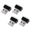 SHMZK 4 PCS USB LED Car Interior Atmosphere Lamp, Mini
