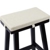 Tromlycs Saddle Stool Cushion Rectangular Bar Stool Seat Cushion Cover