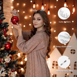 Christmas headband, Christmas reindeer headband, adult Christmas accessories, Christmas headpiece, Merry Christmas, Christmas headband hair accessories
