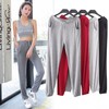 Sohamsoham Modal Spring/Summer Plus Size Loose Fit Thin Slimming Harem Pants XL (62.50-72.50kg) / Burgundy 3ea
