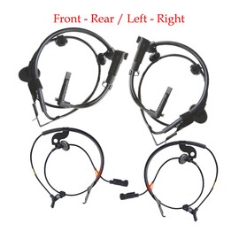 ISUMO 4 Pieces ABS Wheel Speed Sensor Front - Rear/Left - Right Compatible with Mitsubishi Eclipse Cross 2018-2023, Outlander 2017-2020, Outlander PHEV 2018-2022