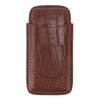 Cigar Holder Case Artificial Leather Portable Durable Elegant 3 Finger