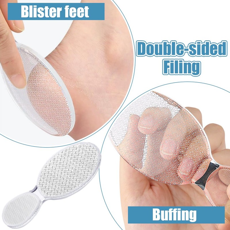 Nano Glas Hornhautentferner, Hornhautfeile, Salon Home Pediküre Fußpflege Werkzeug für