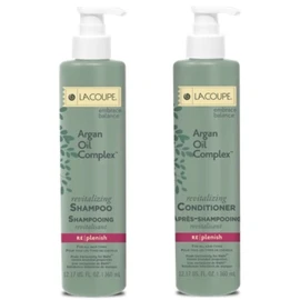 LaCoupe Argan Oil Complex Shampoo & Conditioner 12oz New