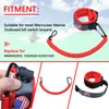 GZZTORES Jet Ski Lanyard Boat Kill Switch Key Lanyards Wrist