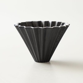 New Color Matte Color ORIGAMI Origami Dripper with Box Engraved *Holder sold separately (MAT BLACK), S size:
