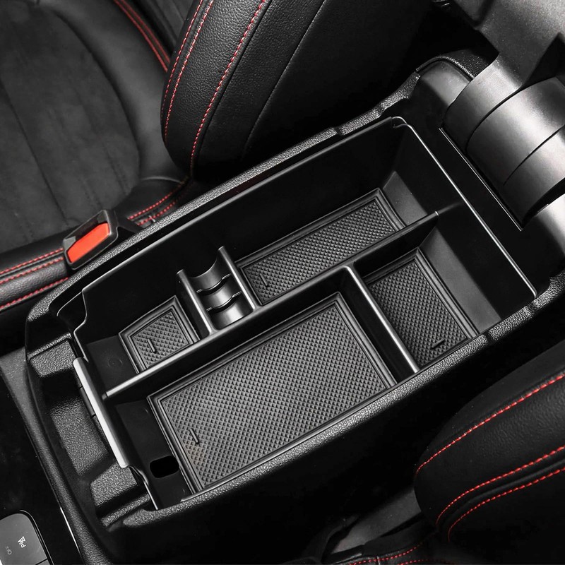 TACOBRO 2PCS Console Organizer Set Compatible with Ford Bronco Sport