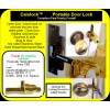 Calslock Calslock Portable Door Lock.Solid Brass Safe secure.Go's where you