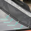 Raxfekro Wing Door Boot Cover, Sun Protection, Car Tailgate Mesh