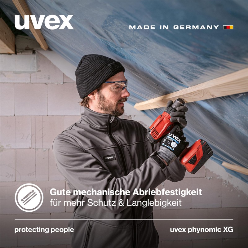 Uvex phynomic XG 5 Pairs - Assembly Gloves, Protective Glove,