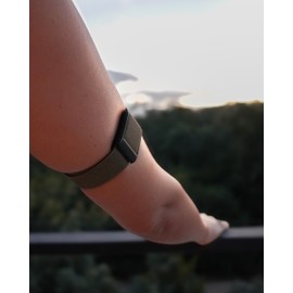 Lunar Straps Bicep Band Compatible with Whoop 5.0 Band Breathable Sports Band Bicep (Army Green)