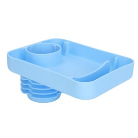 Yosoo Kids Car Tray Multifunction Thickened Silicone Cup Holder Tray for Snacks Toys Books Travel