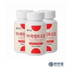 Insanga 99 bamboo salt glucose 84g (120 tablets of 700mg) x 3 cans / 인산가 99죽염포도당 84g(700mg 120정) x 3통