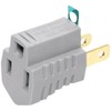 Eaton 419GY 15-Amp 125-Volt Single Outlet Grounding Adapter