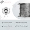 Laureola 1/16" Type-7x7 Grade-304 Stainless Steel Aircraft Wire Rope -