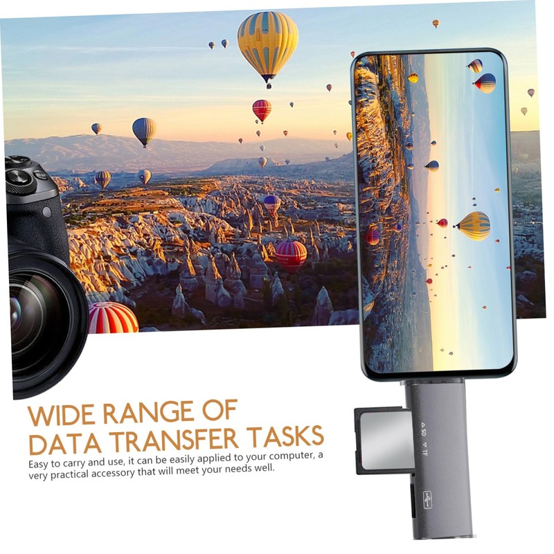 CHILDWEET USB OTG Adapter Memory Card Reader Card Adapter High-Speed