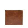Fossil Men's Bifold Passcase Wallet, brown passport case