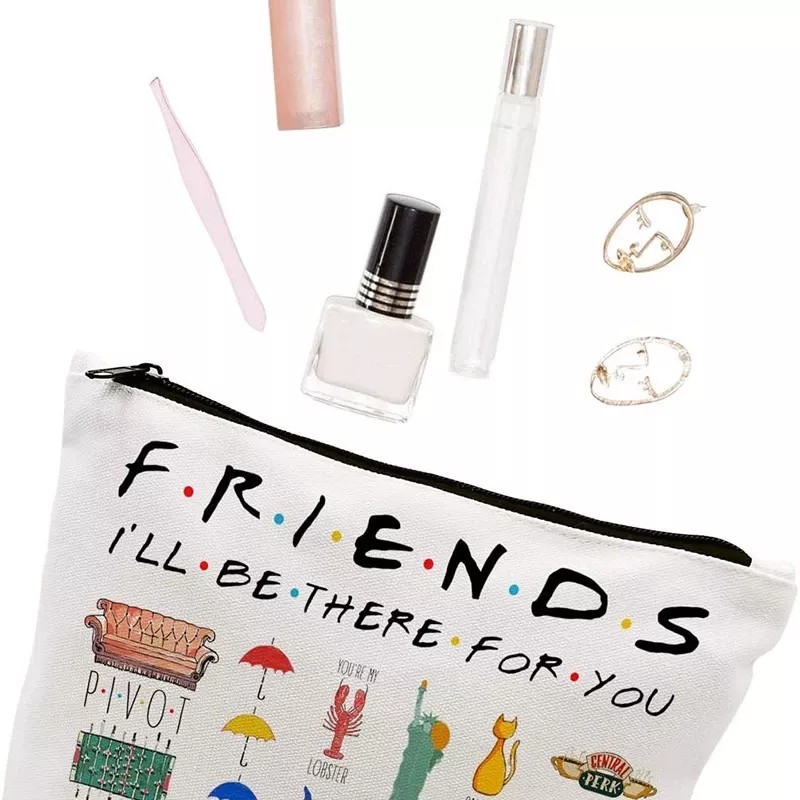 Estuchelandia Cosmetiquera De Serie Friends Tv Bolsa Cosméticos Neceser