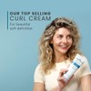 Curlsmith – Bálsamo de estilo suave – Crema vegana para