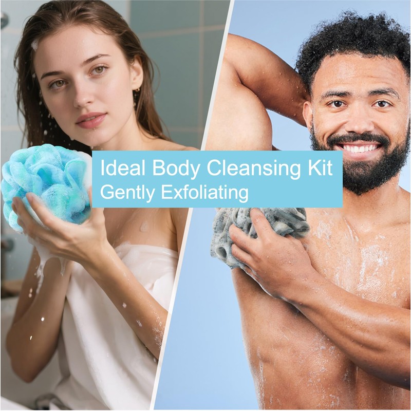 3 Pack Shower Sponge (Various Colours)