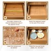 Kigley 3 Pcs Acrylic Pegboard Drawer Organizer with 32 Pegs