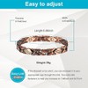 Copper Bracelet for Women,Pure Copper MagneticBracelets,Natural Unique Gemstone,Gifts forWomen,Adjustable,Outdoorfun Durability,