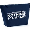 Hippowarehouse I'm a Childminder Nothing Scares Me printed make up