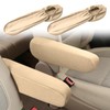Smeyta 2PC Car Front Seat Armrest Covers,Universal Size Seat Arm