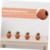 Totority 4Pcs Mini Terracotta Pots for Succulents Cute Clay Planters