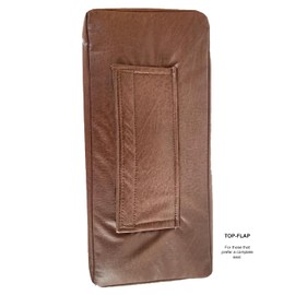 Protect'em Dust Covers Padded Brown Faux Leather Cover with a Pocket & Flap for Vox AC15C1 Custom