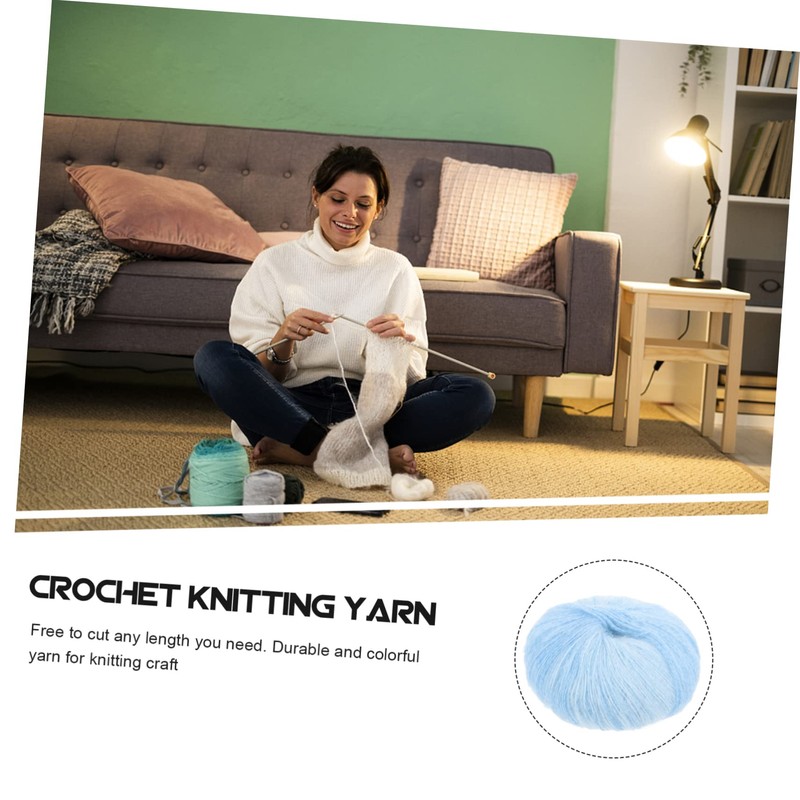 OSALADI Knitting Yarn for DIY Crafts Soft and Skin Friendly