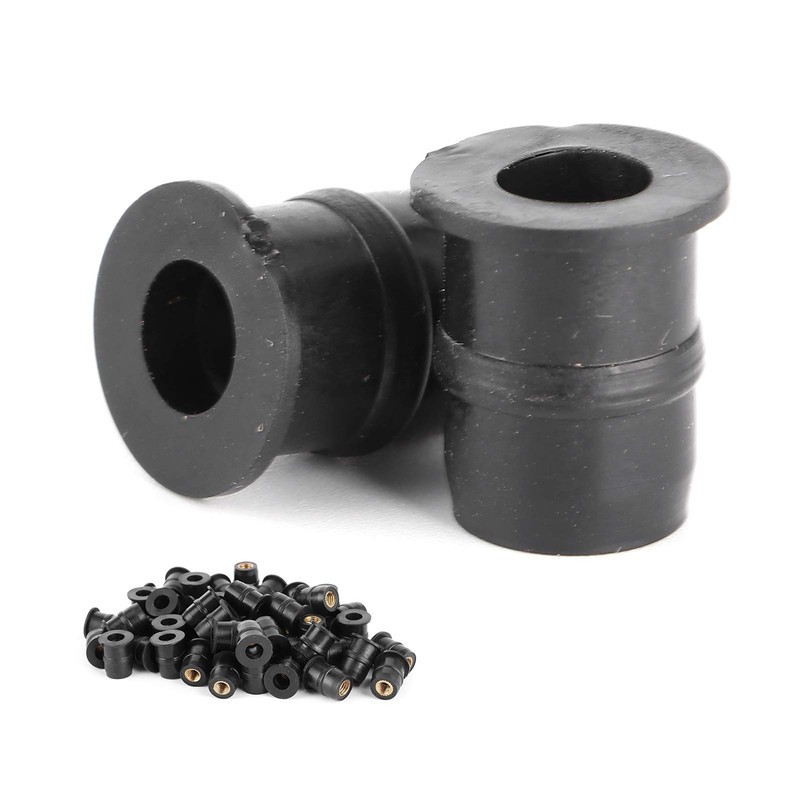 M5 Rubber Nuts, 5 mm Metric Motorcycle Windshields Mounting Nut