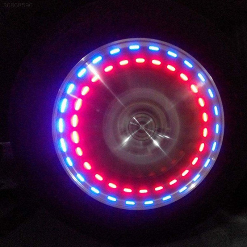 4 Pcs Flash Wheel Tire Light, MACHSWON Colorful LED Solar