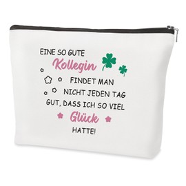 Geschenk zum Abschied Kollegin,Beste Dankeschön Frauentag Kleines Ostern Lustige Verabschiedung Lieblingskollegin Geschenk für Kollegin Jobwechsel Freundin Geburtstag Weihnachten Kosmetiktasche