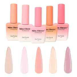 Miss Cherry Gel Polish Base Semipermanente Uvled 5pz 15ml