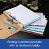 SUMMIT 100 Multi-Colour Punched Pockets A4