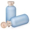 Baluue 2pcs Travel Shampoo Bottles Refillable Toiletry Containers with Wide