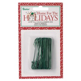 Darice Green, Ornament Hangers, 2.5 Inches, 50 Pack
