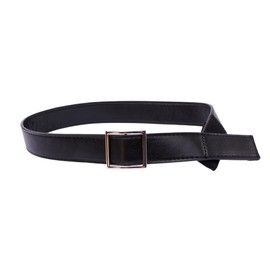 Myself Belts Unisex Easy One Handed Belt with Faux Buckle (Toddler/Little Kids/Big Kids) Black 7 Little Kids/8 Big Kids One Size