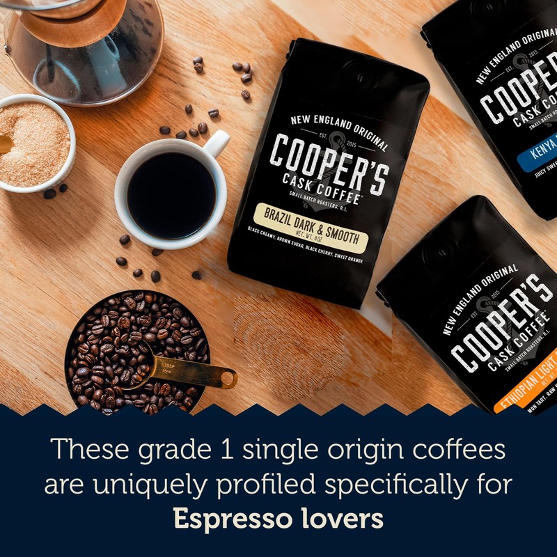 Espresso Box Set, Coffee Ground For Espresso, Sampler Gift Set