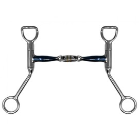 Showman Western Shank Sweet Iron Lozenge Bit