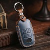 Smasol Smart Key Case, Genuine Leather, Stylish, New 4 Buttons,