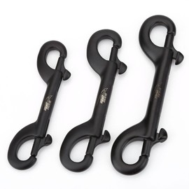 Tbest Double Ended Clip Hook,Double Ended Clip,Durable Stainless Steel Scuba Diving Hook Double Ended Clip Hook Bolt Snap Diving Buckle 90mm 100mm 115mm Available(100mm)