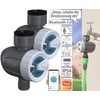 Royal Gardineer Bluetooth Solenoid Valve: Set of 2 Smart Programmable