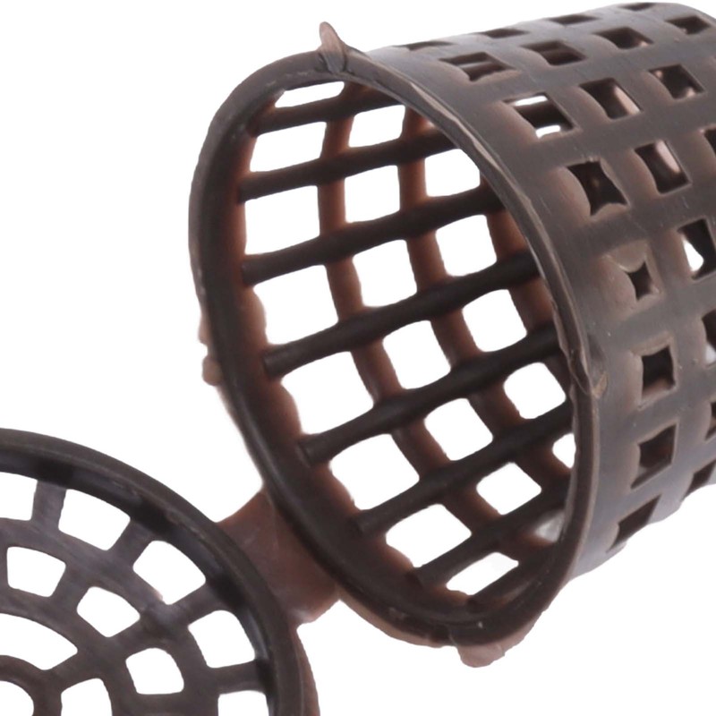 100PCS Plastic Fertilizer Mesh Basket with Lid Planting Fertilizer Net