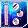 Facmogu Glitter Microphone Handle Cover, Rhinestone Wireless Handle Microphone Sleeve