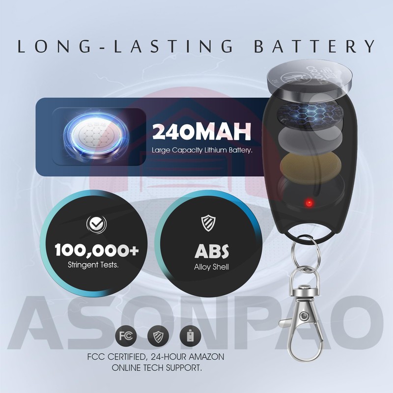 1 for ACT-31B Linear Garage Door Opener Remote, 3-Year-Warranty